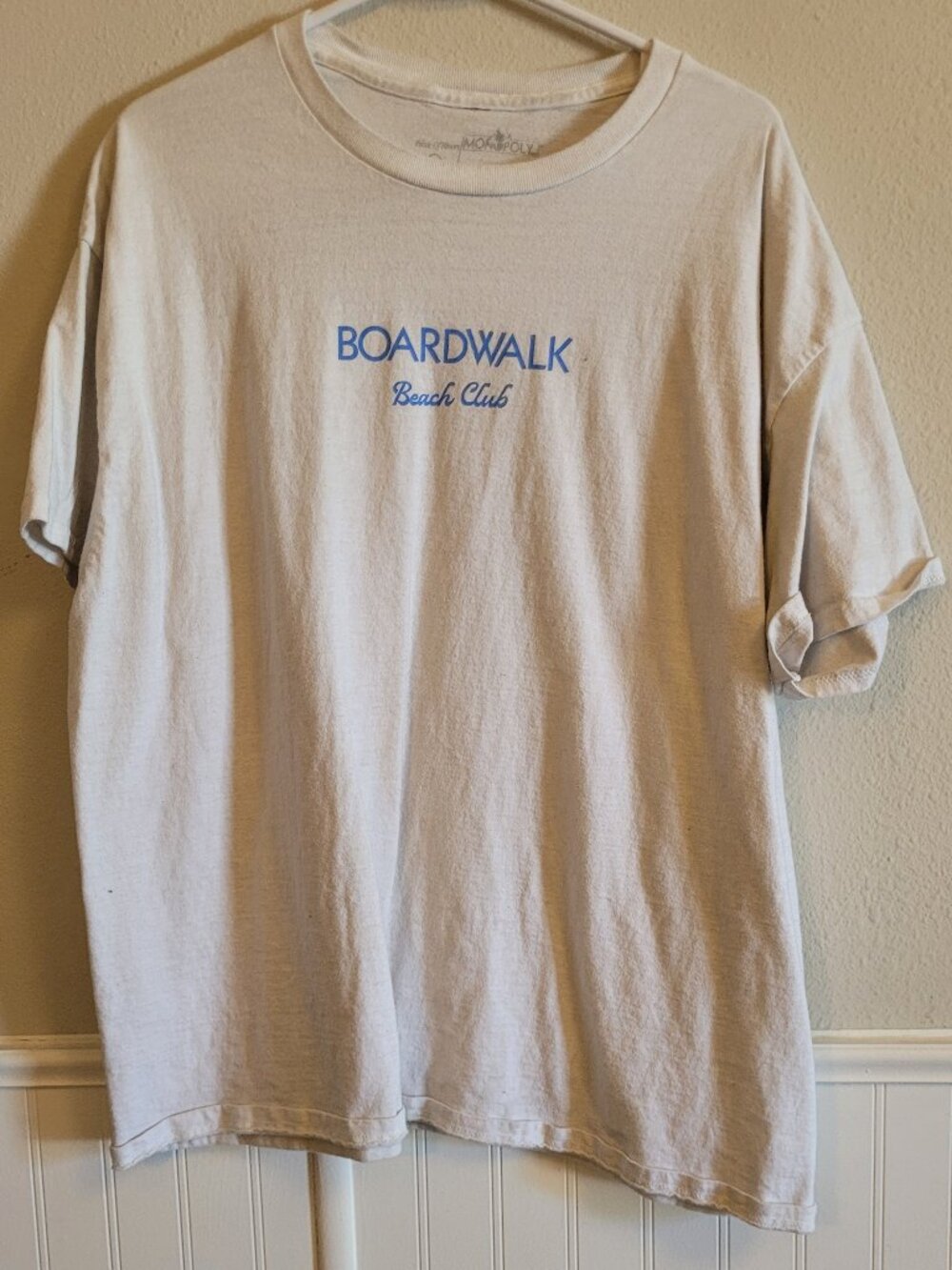 Monopoly Fabric of History Boardwalk Beach Club Tee XL